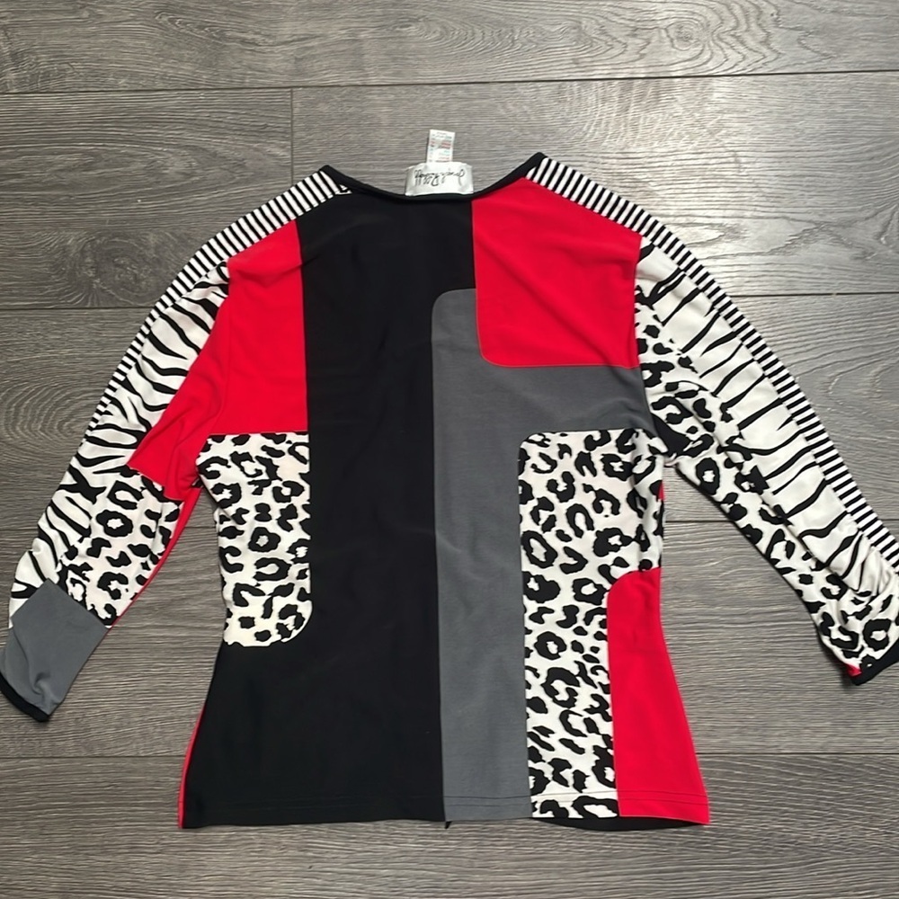 Joseph Ribkoff zip up blouse - Picture 8 of 10